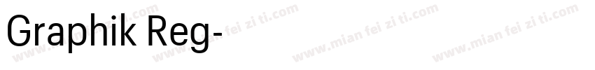 Graphik Reg字体转换